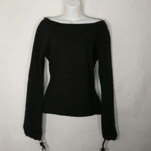 Vince Off the Shoulder Long Sleeve Sweater Medium